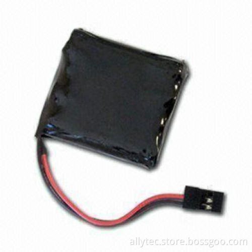 NiMH Battery Pack with Over-discharge Protection of 4.8V, 1,000mAh